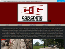 Tablet Screenshot of cngconcrete.com